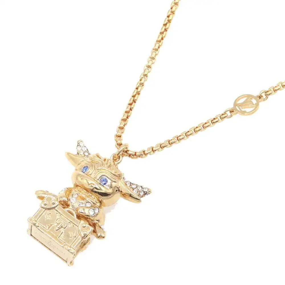LOUIS VUITTON Gold Necklace